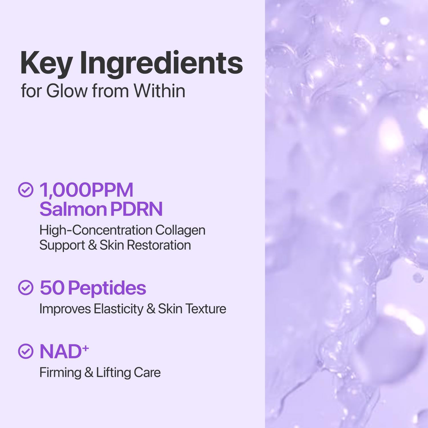 numbuzin No.9 Voluming Duo Set Korean Skin Care | Retinol, Peptides, Salmon PDRN, NAD | Firming, Dark Circles, Fine Lines, Elasticity