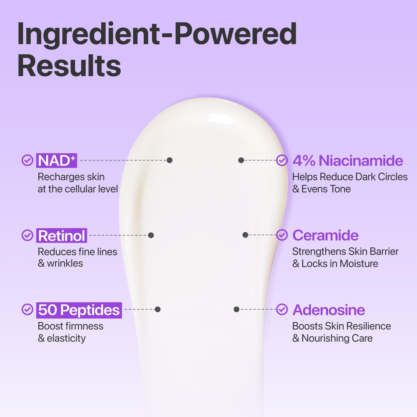 numbuzin No.9 NAD+ Eye Wrinkle Care Set | Peptides, Niacinamide | Puffy Eye Bags, Dark Circles, Firming | korean skin care