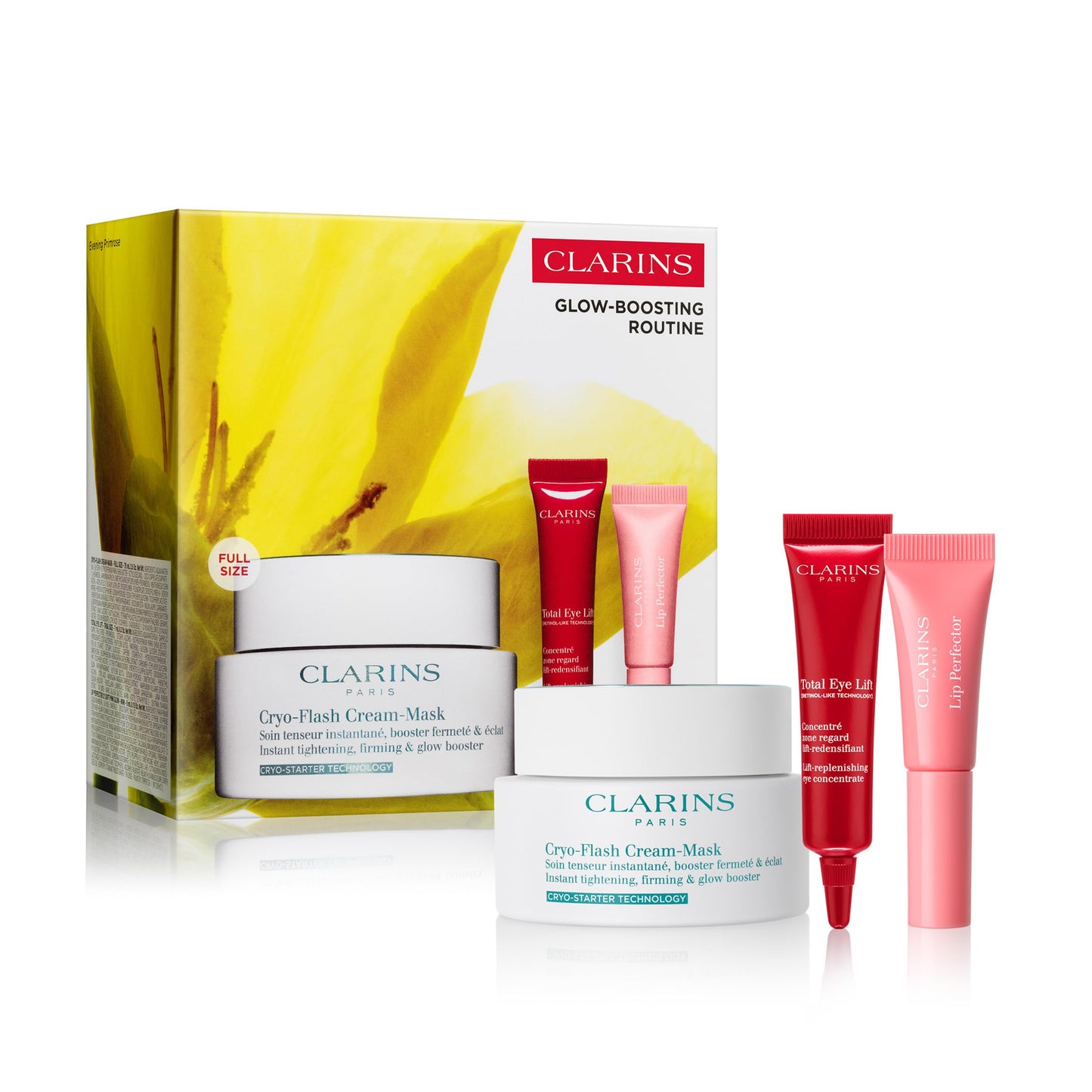 CLARINS Cryo-Flash Face Mask | Visible Lift Effect in 10 Minutes* | Visibly Minimizes Pores | Boosts Radiance | Pro Like Results | All Skin Types