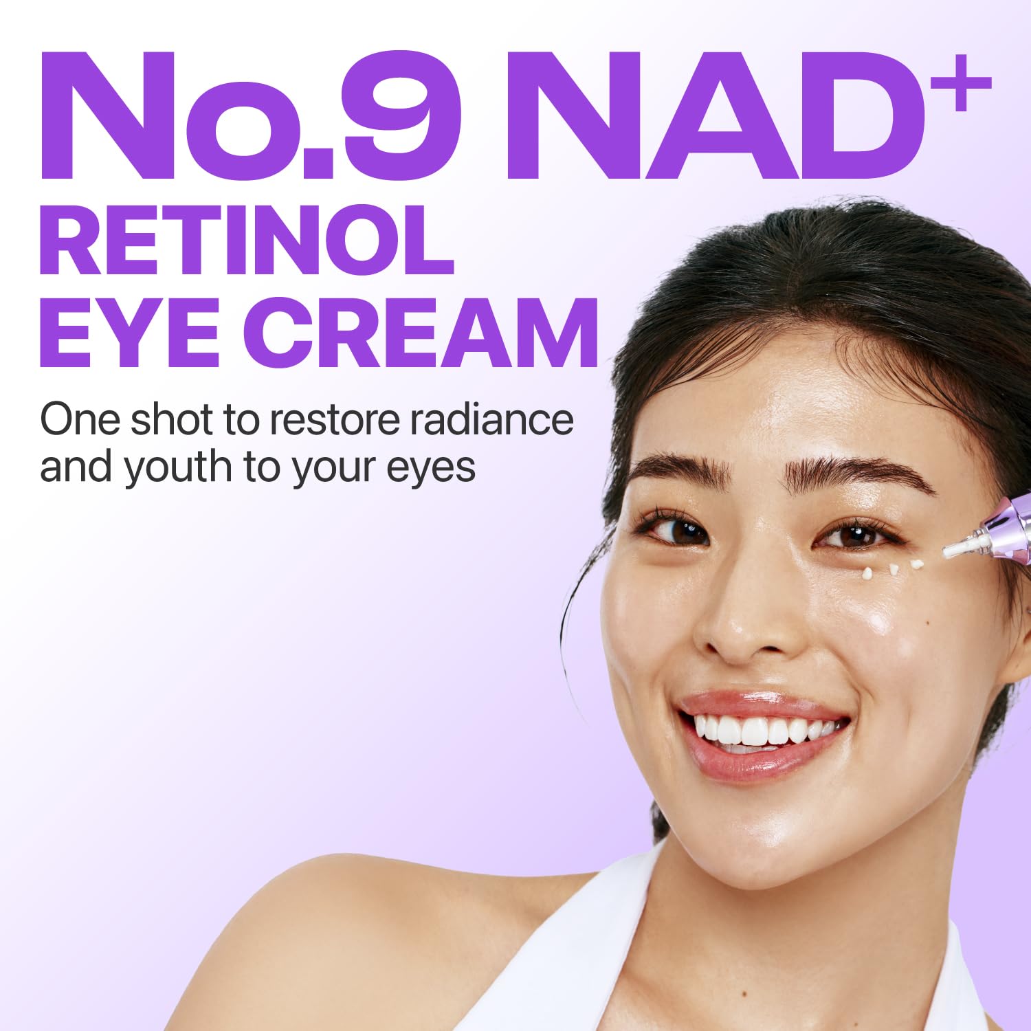 numbuzin No.9 NAD+ Eye Wrinkle Care Set | Peptides, Niacinamide | Puffy Eye Bags, Dark Circles, Firming | korean skin care