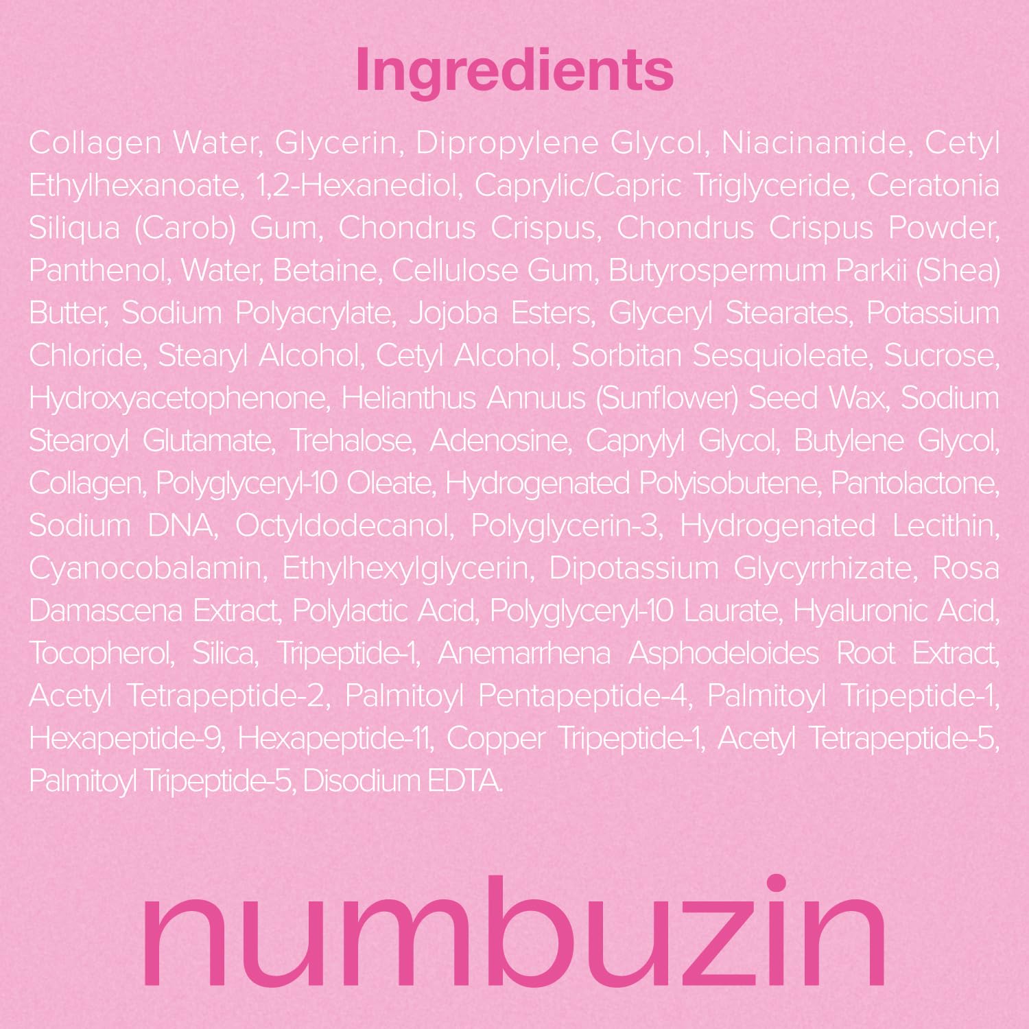 numbuzin No.2 Overnight Face Mask | Rose PDRN Overnight Collagen Mask | Korean Glass Skin Essential | Elasticity, Hydrating, Firming, Enlarged Pores | Collagen, Peptides, PDRN | 37g, 4ea