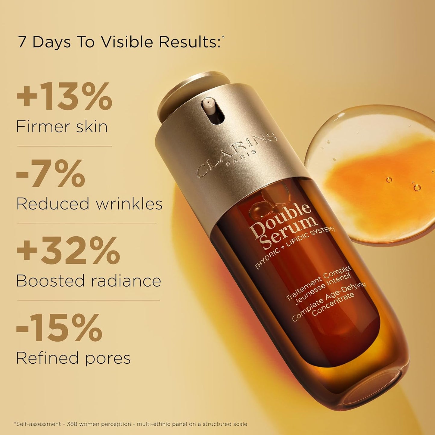 Clarins Smooth and Glow Starter Set | Amazon Exclusive 5-Piece Skincare Set | Includes Full Size Double Serum 1 Ounce | $105 for Value of $142