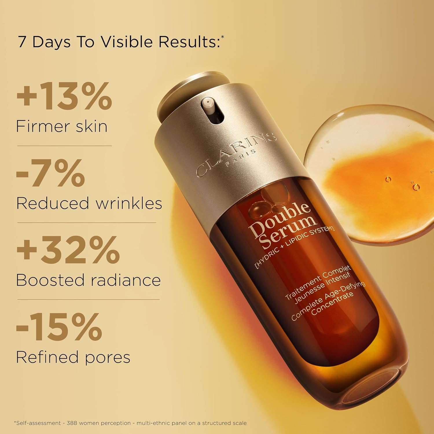 Clarins Smooth and Glow Starter Set | Amazon Exclusive 5-Piece Skincare Set | Includes Full Size Double Serum 1 Ounce | $105 for Value of $142
